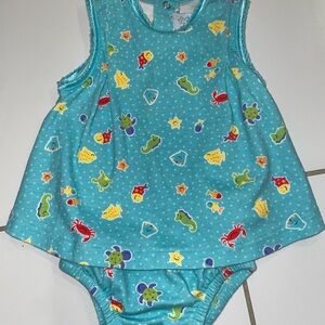 Colorful Sea Life Kids Bodysuit